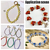 120Pcs 12 Colors Transparent Glass Beads GLAA-LT0001-02-5