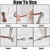 DIY Faux Suede Cord Necklaces/Bracelets Making Kits KK-SP0004-01-5