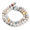 Natural Aquamarine Beads Strands G-P626-10mm-03-3