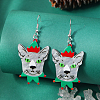 Personality Design Christmas Acrylic Dangle Earrings ID2724-2-1