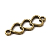 Tibetan Style Alloy Connector Charms FIND-NH0001-12AB-2