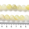 Natural New Jade Stone Round Bead Strands G-O039-16-8mm-01-7