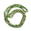 Electroplate Glass Beads Strands EGLA-A034-T4mm-J05-6