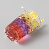 Transparent Acrylic Pendants OACR-WH20007-01C-16-2
