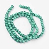 Spray Painted Glass Beads Strands X-GLAD-S075-4mm-32-3