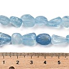 Natural Aquamarine Beads Strands G-P568-C13-01-5