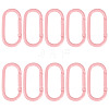 10Pcs Alloy Spring Gate Rings FIND-TA0009-25D-1