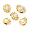 Baroque Style Natural Keshi Pearl Oval Beads KK-M251-12G-1