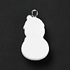 Christmas Opaque Resin Pendants LS-RESI-G043-A02-4