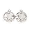 304 Stainless Steel Pendant Cabochon Settings STAS-I358-01P-1