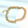 6.5MM 304 Stainless Steel Double Link Chain Bracelets for Women Men SA-CBA37BC-21G-2