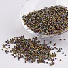 12/0 Grade A Round Glass Seed Beads X-SEED-A022-F12-K409-1