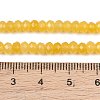 Dyed Natural Malaysia Jade Rondelle Beads Strands X-G-E316-2x4mm-30-5