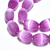 Dyed Natural Selenite Beads Strands G-T138-233F-3