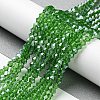 Transparent Electroplate Glass Beads Strands LS-GLAA-F029-3mm-C03-4