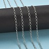 Iron Handmade Chains Figaro Chains Mother-Son Chains CHSM021Y-N-5