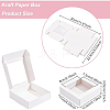 Square Foldable Creative Cardboard Box CON-WH0086-15A-2