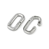 Brass Spring Gate Rings KK-Z078-01P-2