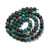 Natural Chrysocolla Beads Strands G-G927-15C-5