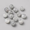 Handmade Drawbench Lampwork Beads FIND-WH0152-572D-1