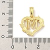 Heart Brass Pendants KK-I714-04G-M-3