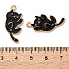 Alloy Enamel Pendants ENAM-Z022-02F-3