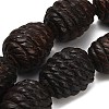 Carved Jujube Wood European Beads WD-CBAC5FE-02-1