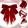 Polyester Ribbon Bowknot Brooch AJEW-WH0528-39A-3