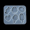 Ice Cream/Cake/Donut Pendant DIY Silicone Mold DIY-K073-09C-4