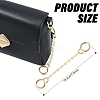 Glass Link Bag Extender Chains HJEW-YW00101-01-3