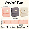 3Pcs 3 Colors PU Leather Jewelry Rolls ABAG-CL0001-43A-2