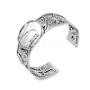 Constellation Alloy Open Cuff Bangles for Women Men BJEW-C064-01AS-04-1