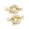 Brass Spring Ring Clasps KK-CBAD851-02G-01-1