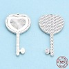 925 Sterling Silver Pendants STER-T006-11-4