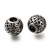 304 Stainless Steel European Beads STAS-D191-12G-AS-1