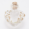 Handmade Lampwork Perfume Bottle Pendants LAMP-I018-B07-1