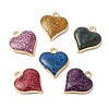 Alloy Enamel Pendants X-PALLOY-M212-01G-1