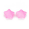 Two Tone Transparent Spray Painted Glass Beads GLAA-T022-25-C06-4