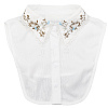 Detachable Polyester Shirt Collars AJEW-WH20816-028-1