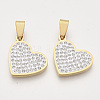 201 Stainless Steel Pendants STAS-N089-97G-1