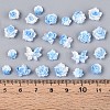 Luminous Flower Resin Cabochons CRES-T025-10F-3