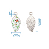 Alloy Enamel Pendants PALLOY-TAC0009-25P-B-6
