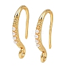 Brass Earring Hooks KK-B137-15G-02-1