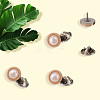 30Pcs Round Iron Lapel Pin Backs for Backpack Clothes JEWB-GF0011-52-7