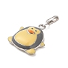 Rhodium Plated 925 Sterling Silver Enamel European Dangle Charms LS-STER-P062-01C-02-2