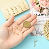 8Pcs 4 Styles Brass Micro Pave Cubic Zirconia Pendants KK-CJ0003-88-4