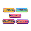 Rainbow Color Alloy Charms PALLOY-S180-245-NR-1