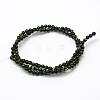 Natural Black Agate Bead Strands X-G-A130-3mm-K01-2