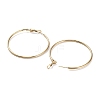 Ring 304 Stainless Steel Hoop Earrings for Women Men EJEW-B049-02F-G-2