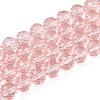 Transparent Glass Bead Strands GLAA-R095-10mm-34-1